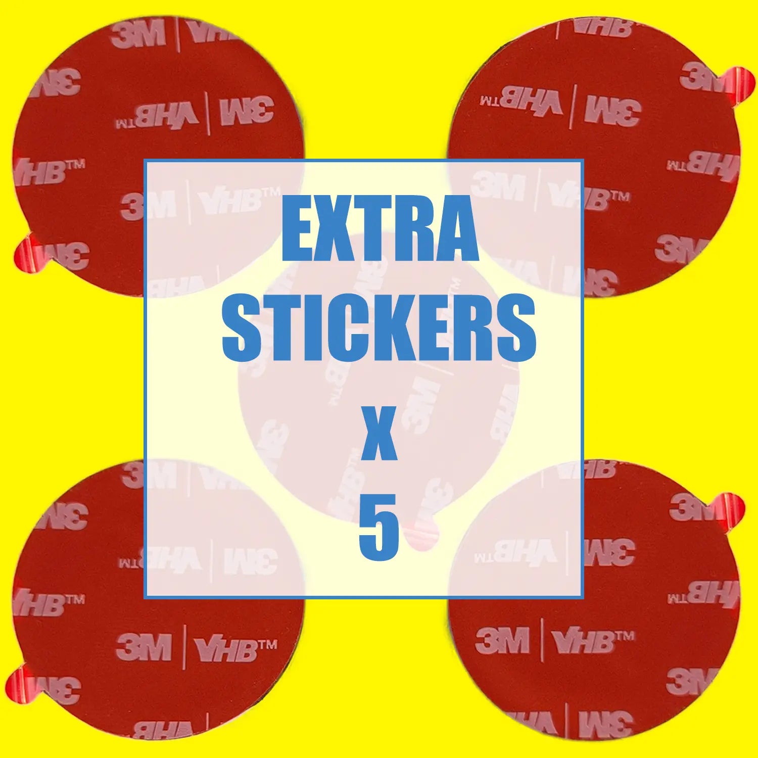 3M 5952 VHB ø42 Ekstra dobbelsidige klistremerker 5st til V1 3M