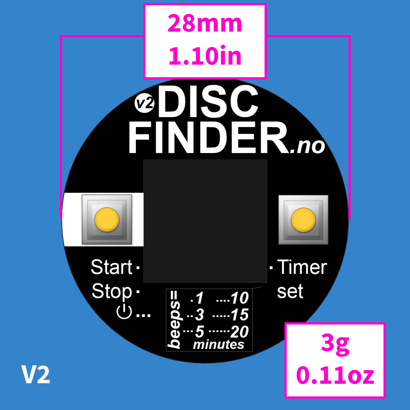 DiscFinder 5 units