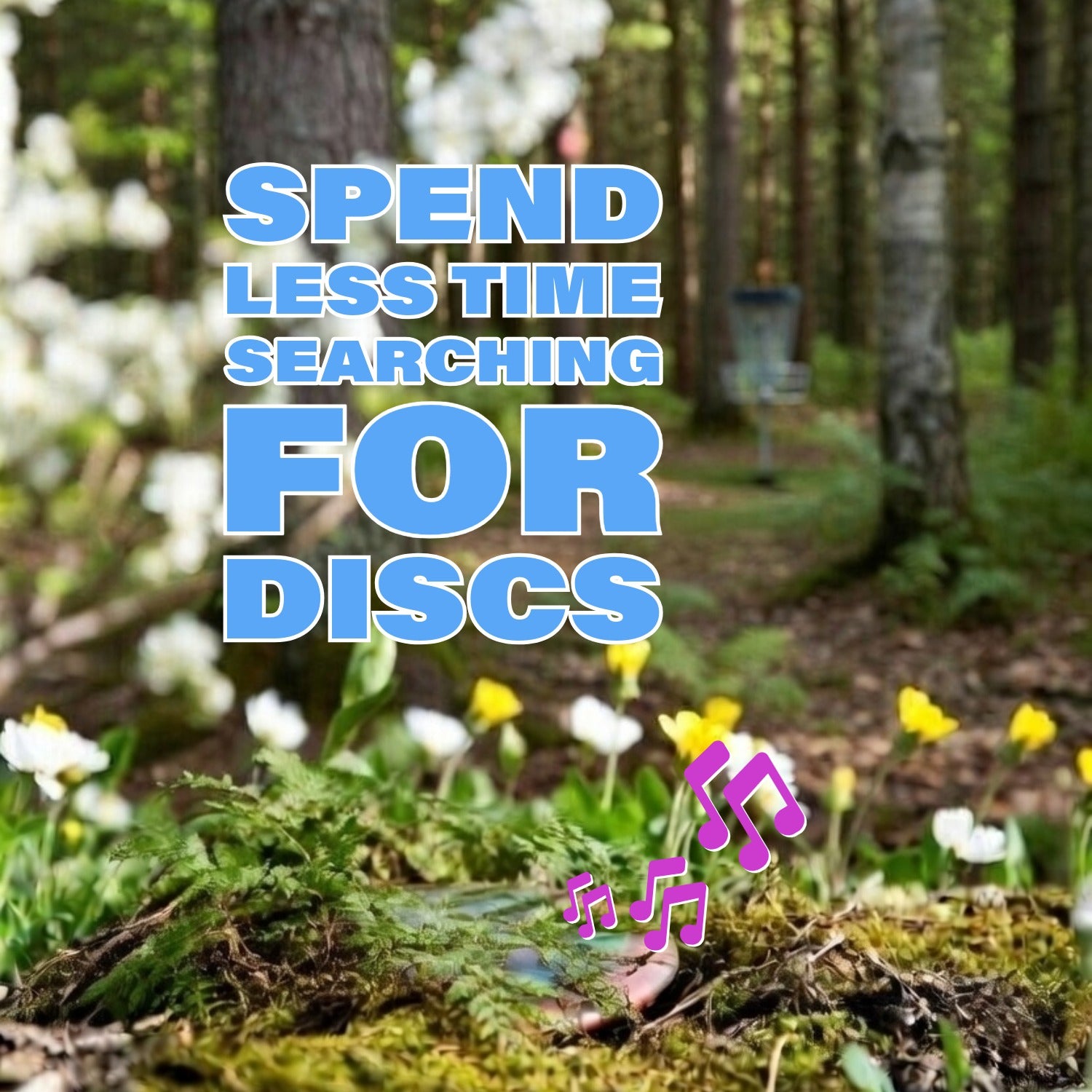 Finn discene når de ligger gjemt under vegetasjon 