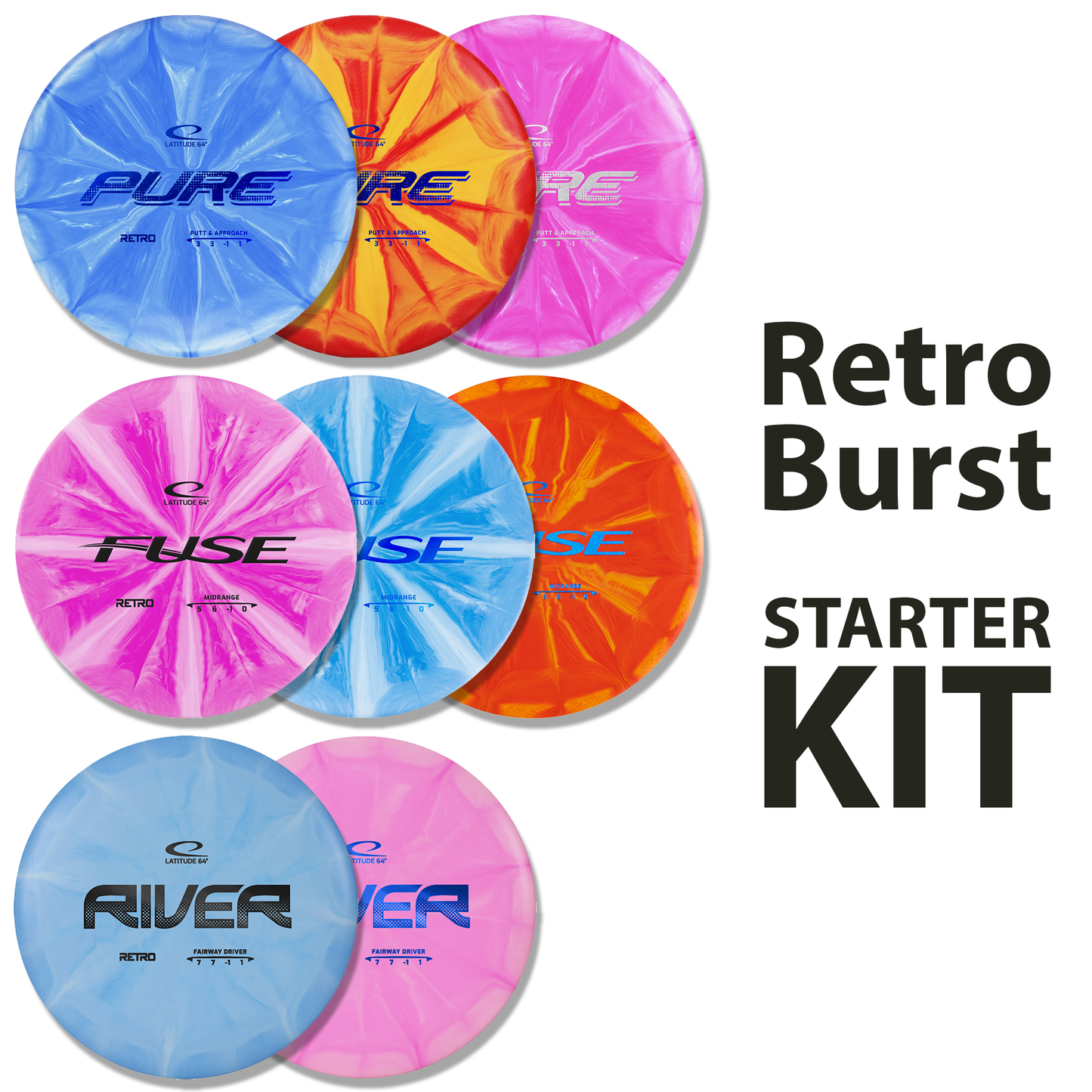 Beginner Starter Set - Retro Burst Latitude 64°